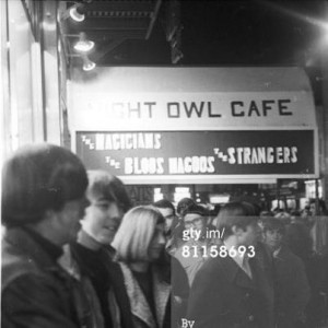 Strangers at Night Owl Cafe
