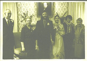 From left to right: William Burnham, Jeanne Burnham, Jerry Burnham, Raun MacKinnon Burnham,Patricia MacKinnon, Agnes MacKinnon